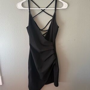 Windsor Black Backless Strappy Dress